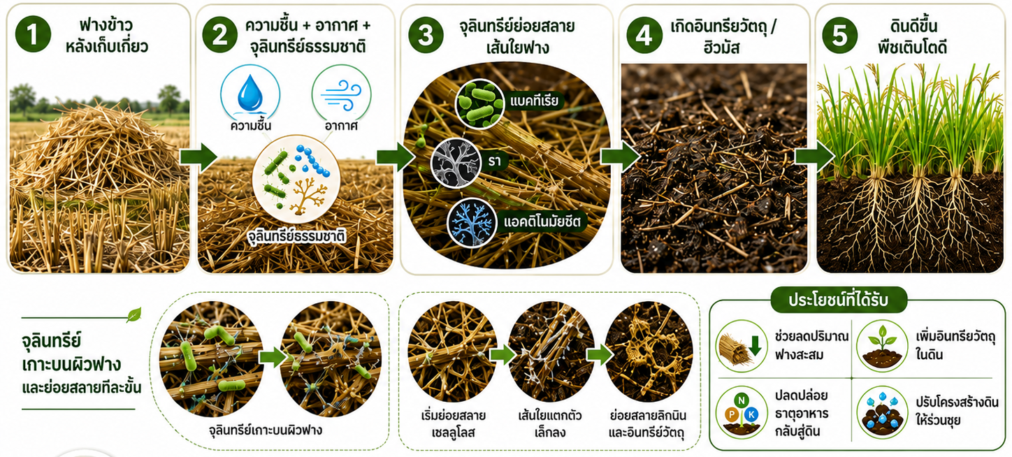 ขั้นตอนการฟื้นฟูดินและประโยชน์ที่ได้รับ